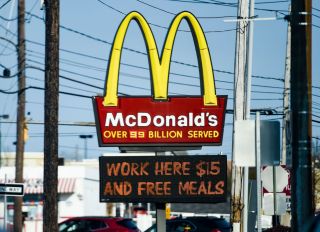 McDonald's Advertising $15 Wage In Pennsylvania