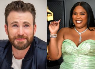 Chris Evans and Lizzo