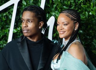 ASAP Rocky and Rihanna at The Fashion Awards 2019 - Red Carpet Arrivals