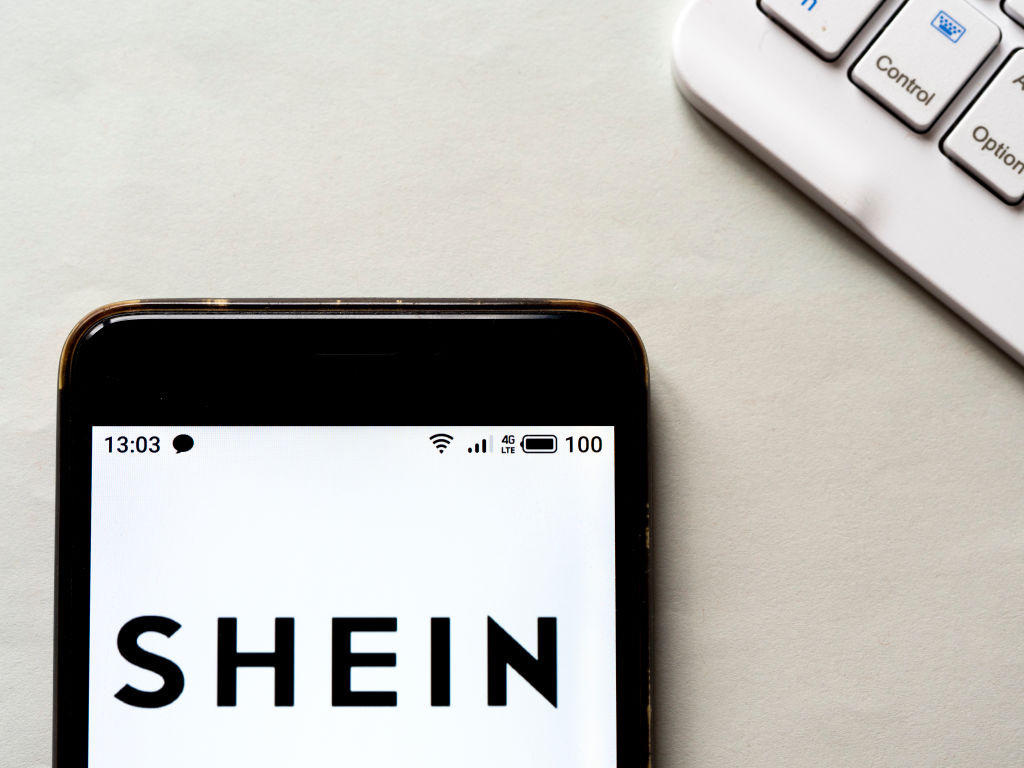 Shein Logo On An IPhone Screen