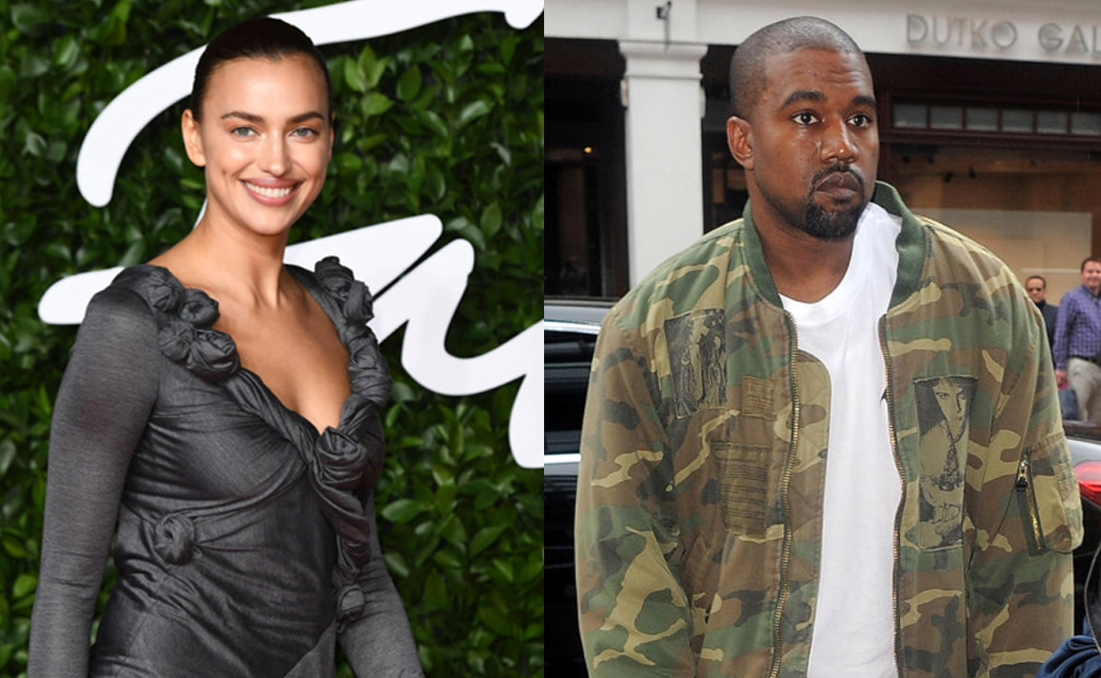 Kanye West and Irina Shayk