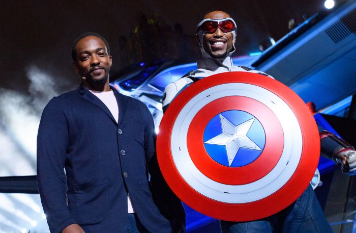 Anthony Mackie at the Avengers Campus assets