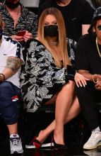 Celebrities Attend Brooklyn Nets v Milwaukee Bucks Game