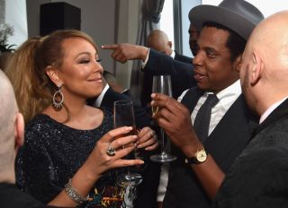 Mariah Carey and Jay-Z at the 2018 Roc Nation THE BRUNCH