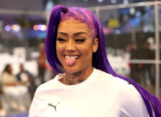 Donna Lombardi at the 2019 BET Experience - Celebrity Dodgeball Game