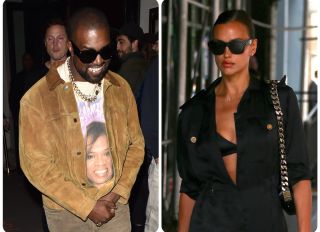 Kanye West and Irina Shayk