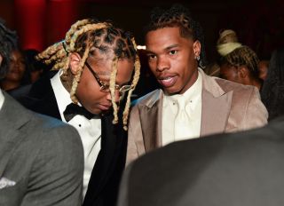 Lil Baby and Lil Durk at the Black Tie Affair For Quality Control's CEO Pierre "Pee" Thomas