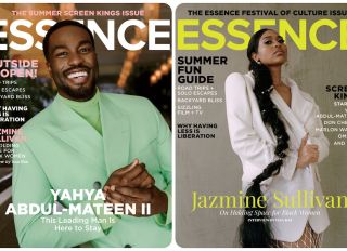 ESSENCE July / August covers featuring Yahya Abdul Mateen II and Jazmine Sullivan