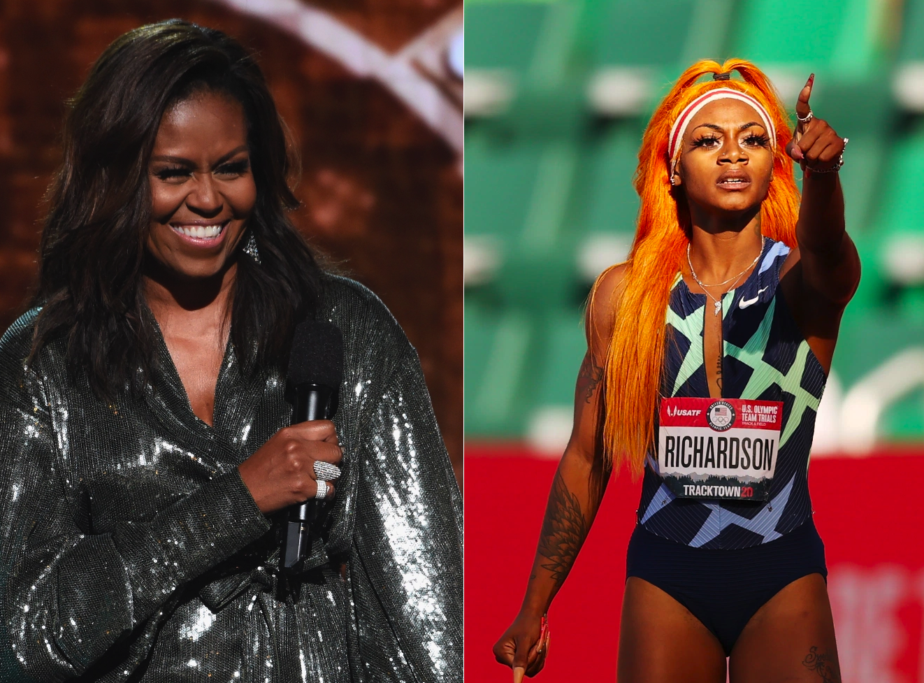 Michelle Obama x Sha'Carri Richardson