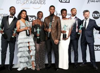 Black Panther Cast at the 25th Annual Screen Actors Guild Awards - Press Room