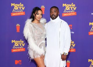 Ray J and Princess Love at the2021 MTV Movie & TV Awards: UNSCRIPTED - Arrivals