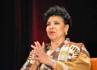 Phylicia Rashad speaks at theSteward Speakers Lecture Series