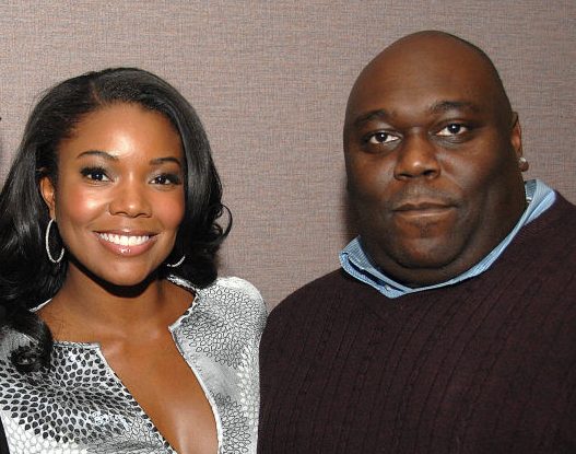 Faizon Love and Gabrielle Union at theYari Film Group Presents Screening of The Perfect Holiday