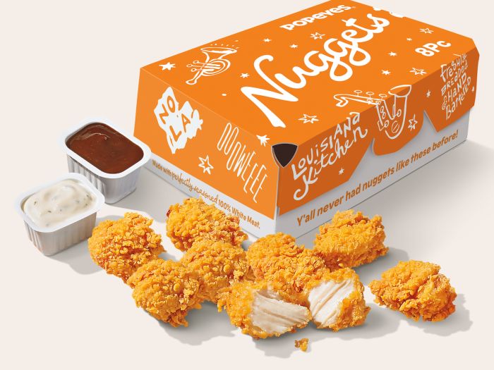 Popeyes assets for launch of new chicken nuggets