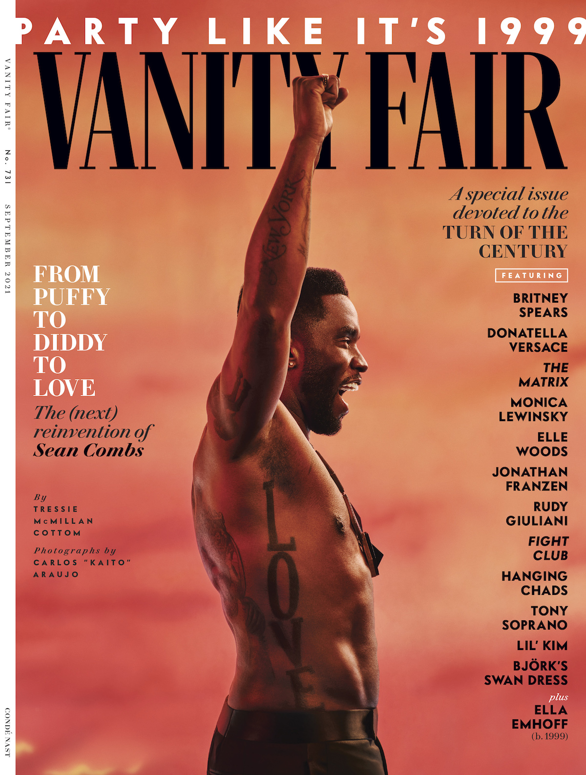 Diddy Covers Vanity Fair, Talks Kim Porter, J.Lo, Love Era And New