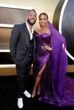 Marlon Wayans and Jennifer Hudson at the RESPECT World Premiere In Los Angeles