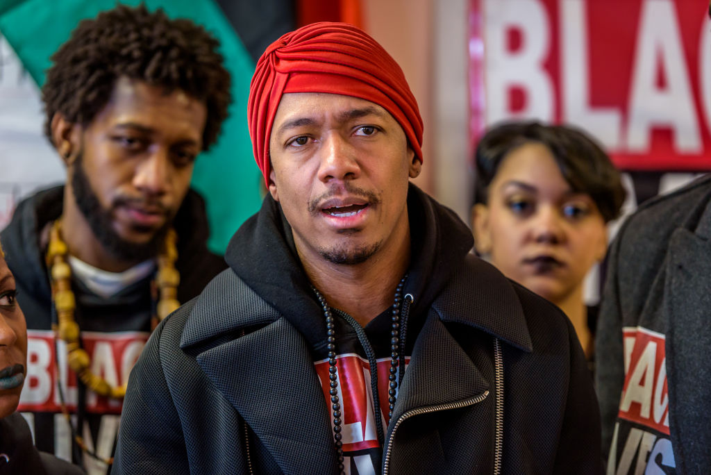 Nick Cannon joined Hawk Newsome from Black Lives Matter in...