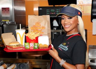Saweetie Celebrates the launch of her signature order at McDonald's