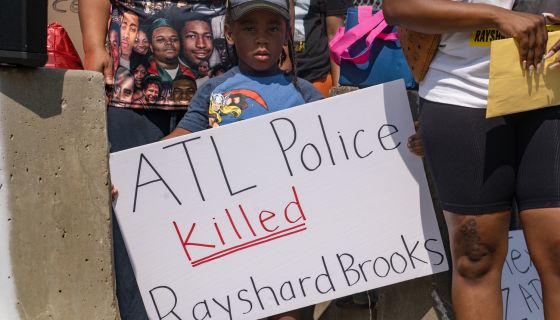 Protesters Demand Justice On Anniversary Of Rayshard Brooks' Death