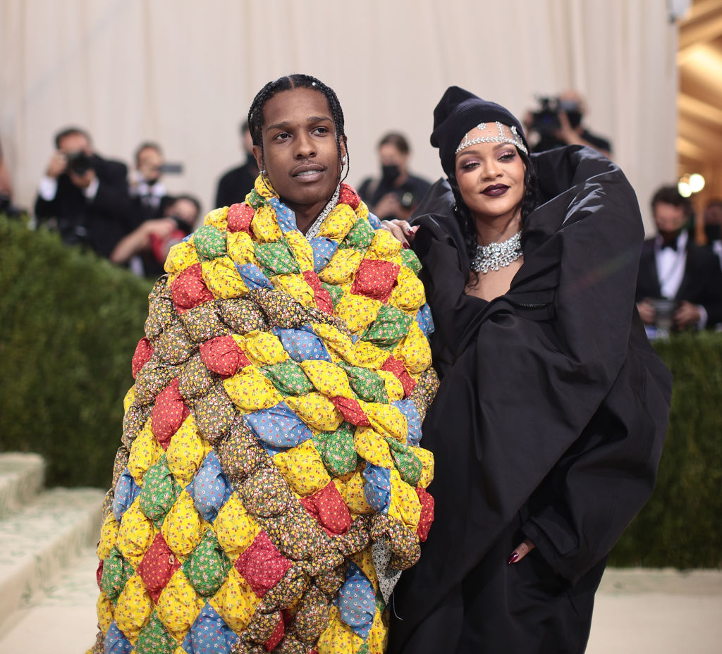 ASAP Rocky was seen sporting a trendy and fashionable look in a