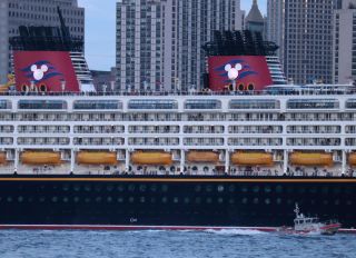Disney Magic Cruise Ship in New York City