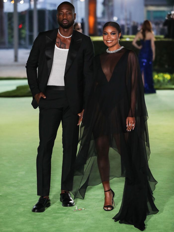 Dwyane Wade and Gabrielle Union at The Academy Museum Of Motion Pictures Opening Gala