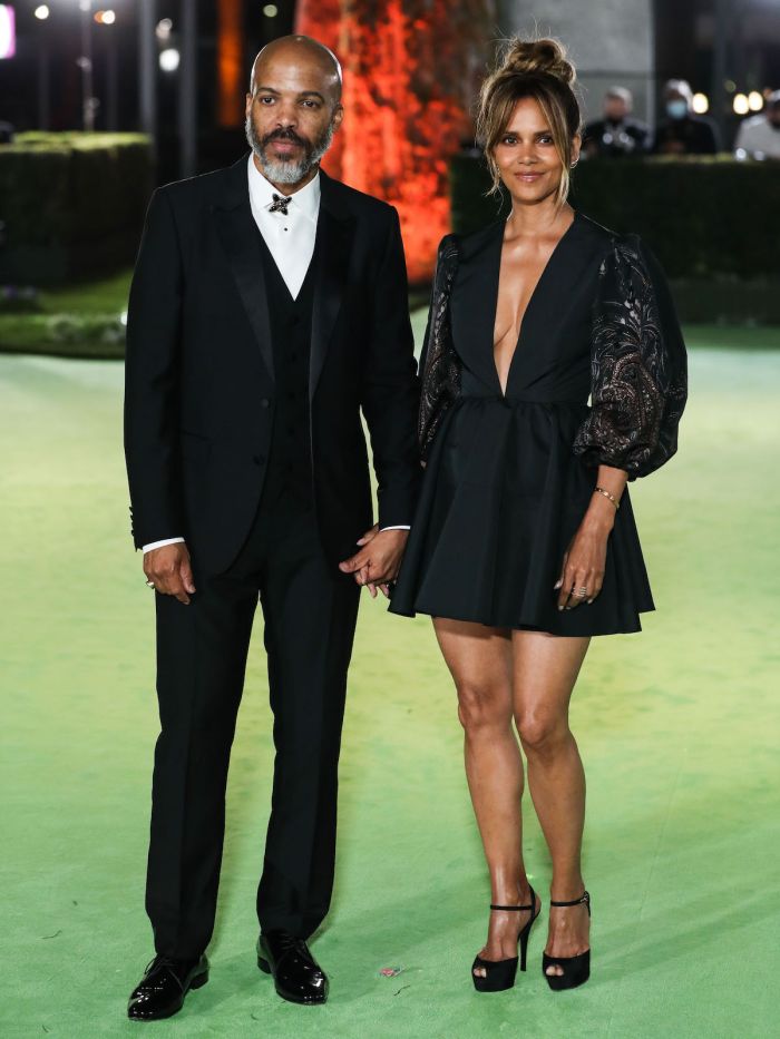 Van Hunt and Halle Berry at The Academy Museum Of Motion Pictures Opening Gala