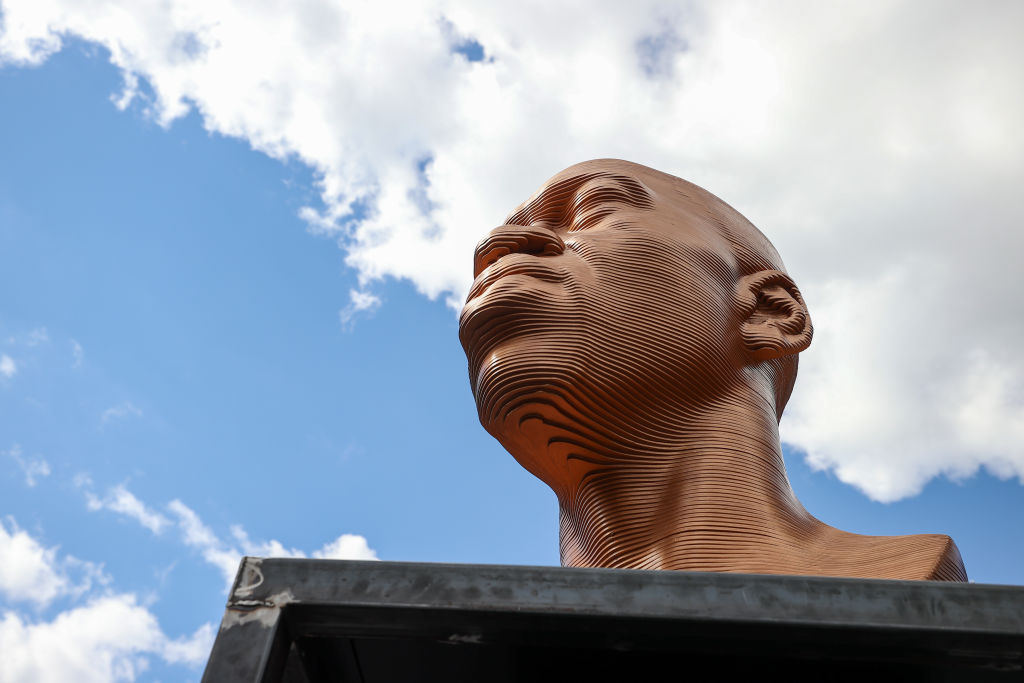 George Floyd, John Lewis and Breonna Taylor statues placed at Union Square in NYC
