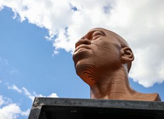 George Floyd, John Lewis and Breonna Taylor statues placed at Union Square in NYC