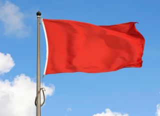 Red Flag - stock photo