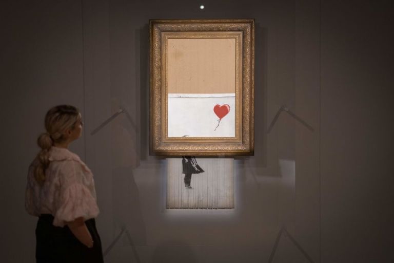 Shredded Banksy Painting Sells For 25 Million During Auction