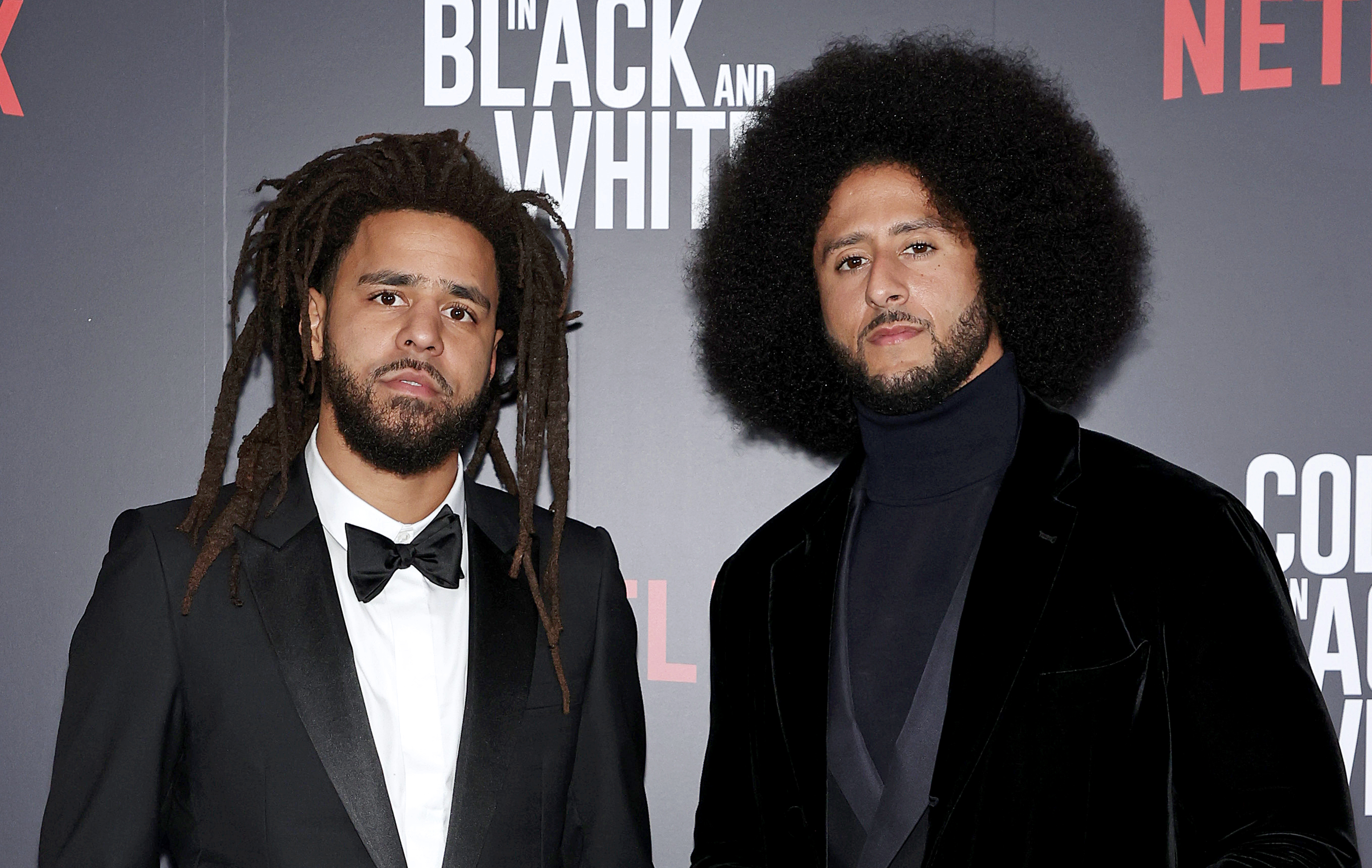 Colin Kaepernick, Ava DuVernay, and Jaden Michael attend the Premiere  News Photo - Getty Images
