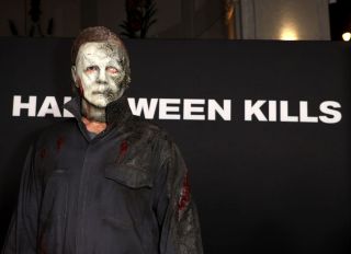 Costume Party Premiere Of "Halloween Kills" - Red Carpet