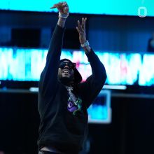 2 Chainz puts up free throws at Overtime Elite's opening weekend