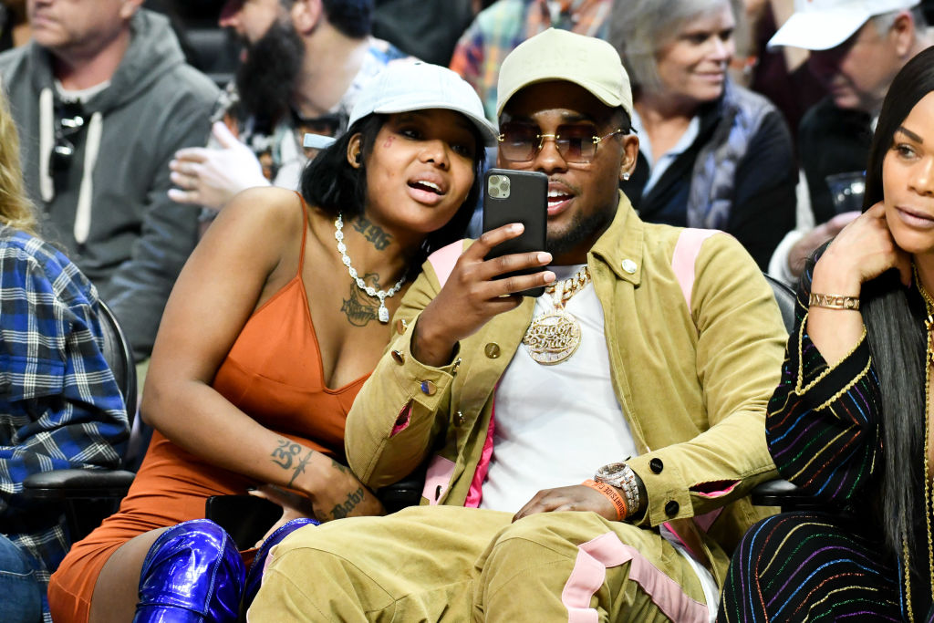 Celebrities At The Los Angeles Clippers Game