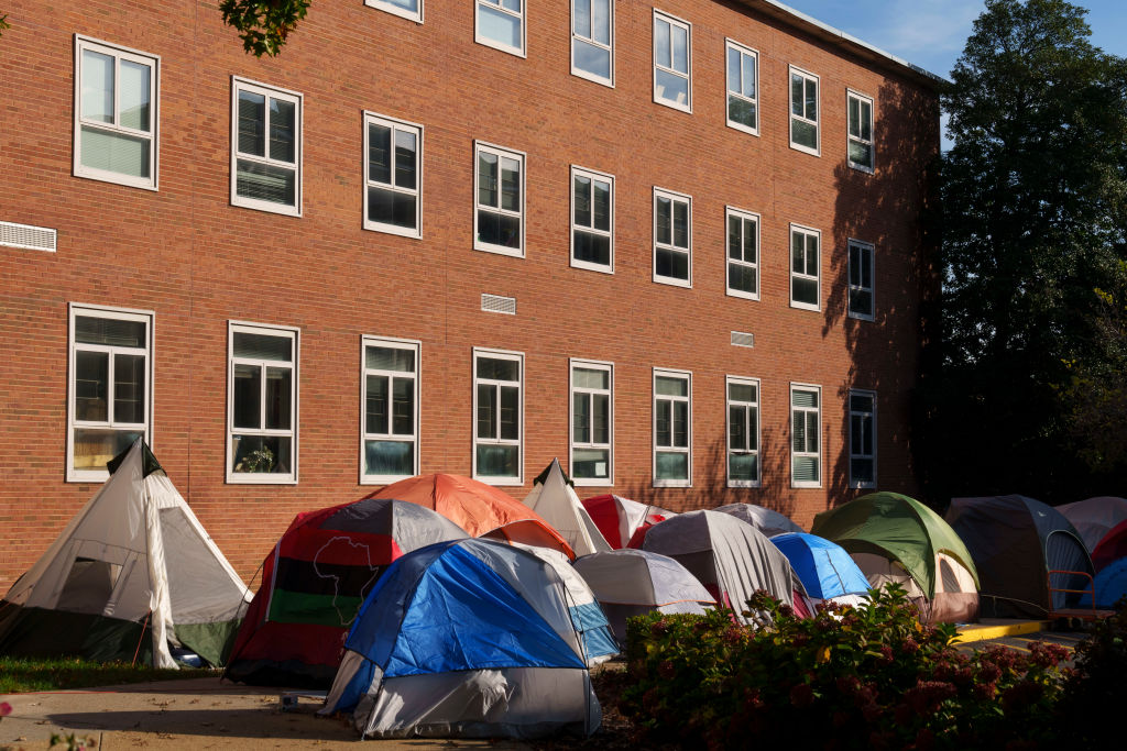 Howard University Students Protest Living Conditions At Dorms On Campus
