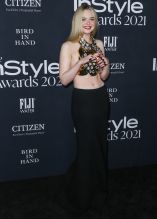 Elle Fanning attends the 6th Annual InStyle Awards 2021