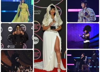 Cardi B had multiple wardrobe changes as host of the 2021 American Music Awards