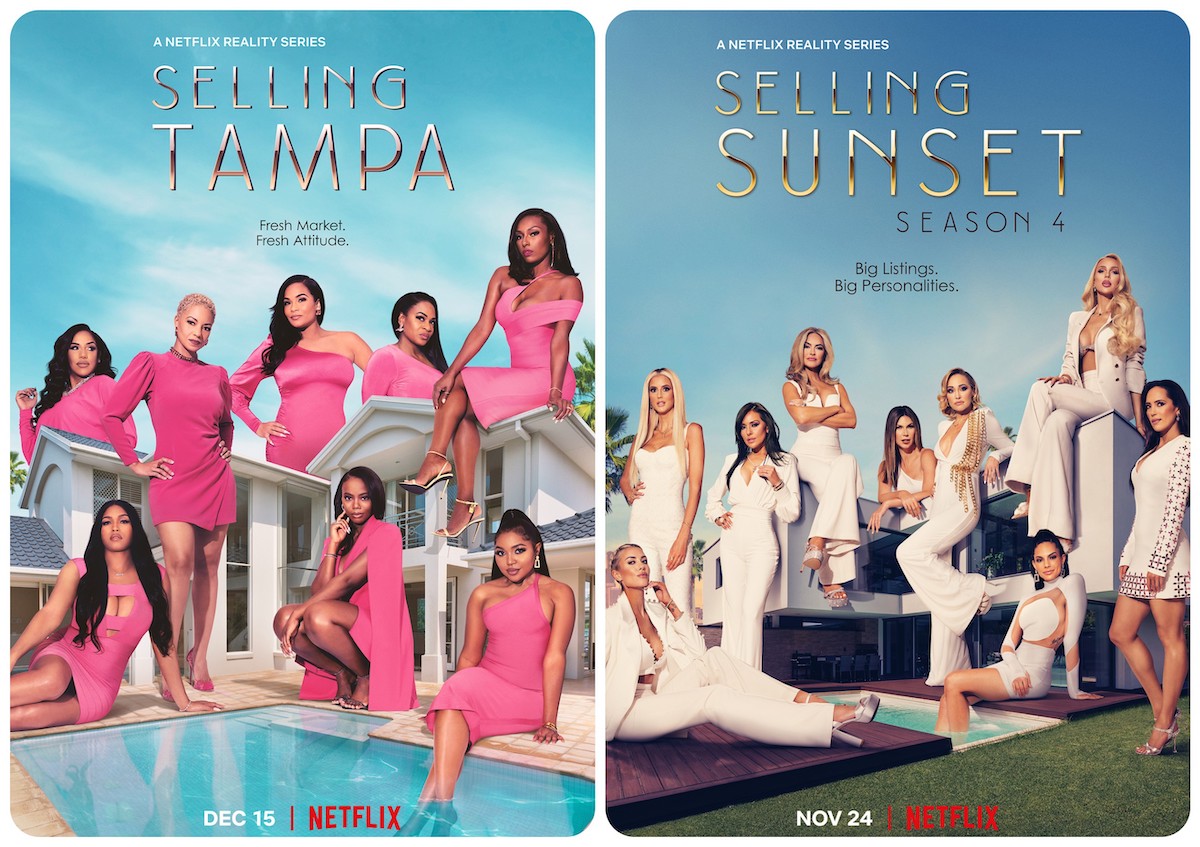 Selling Sunset and Selling Tampa Key Art