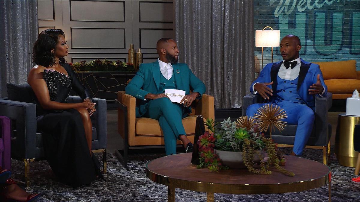 Melody Holt Carlos King and Martell Holt at the "Love & Marriage: Huntsville" Reunion