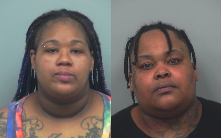 Brittany Hall and Celeste Owens Mugshot