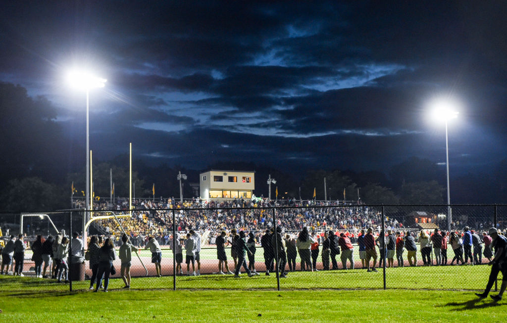 High School Football Wilson Bulldogs vs Gov. Mifflin Mustangs In Pennsylvania