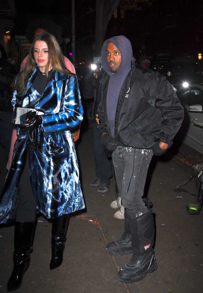 Kanye West and Julia Fox had a date to see "Slave Play"
