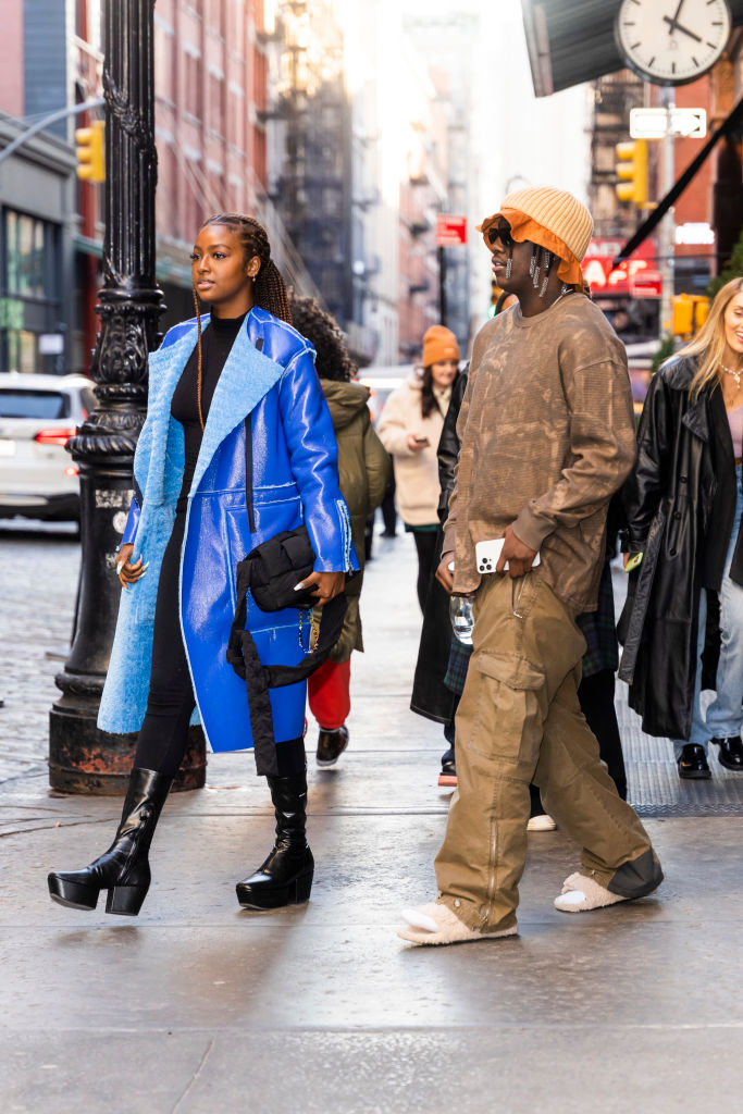Celebrity Sightings In New York City - January 22, 2022