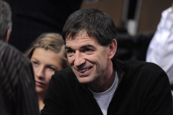 John Stockton talks to other fans in the crowd before the BYU and Gonzaga game in the Third Round of the NCAA Tournament on March 19, 2011 at the Pepsi Center in Denver, Colorado. Stockton's son, David, is a freshman on the Gonzaga team. (Hyoung Chang, Th