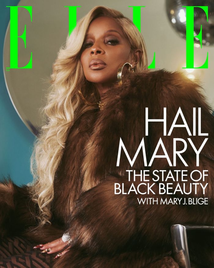 ELLE Magazine New Face: Covers Mary J. Blige