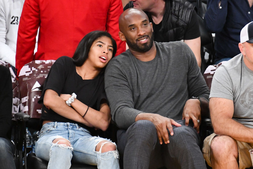 Celebrities At The Los Angeles Lakers Game
