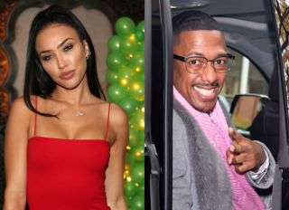 Nick Cannon and Bre Tiesi.