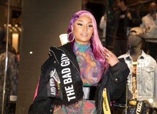 Nicki Minaj at the Diesel Store