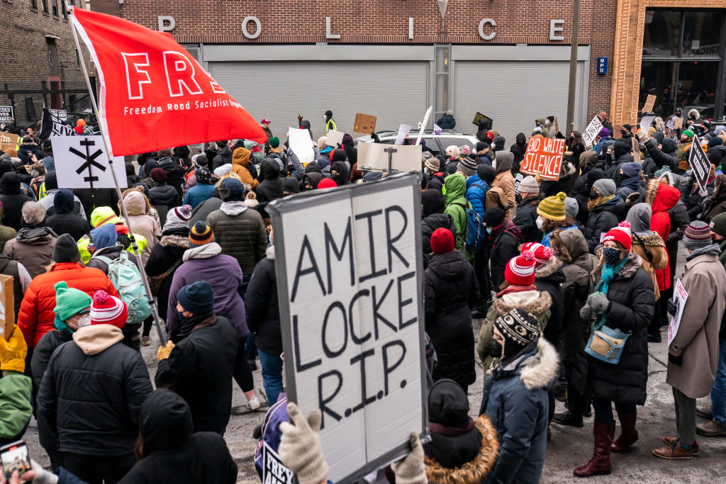 People Protest The Police Killing Of Amir Locke In Minneapolis
